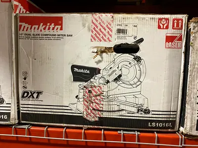 Makita LS1016L 10" Dual Slide Compound Miter Saw15 Amp, 3200 RPM, 12" Cross Cut