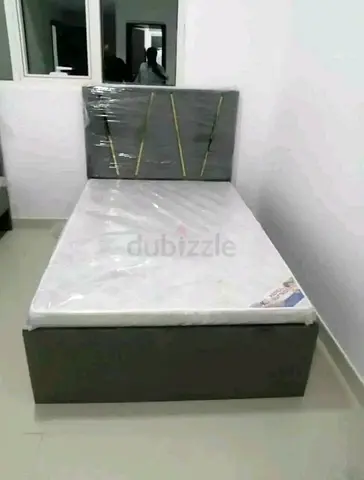Single bed with mattress brand new selling