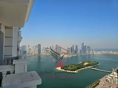 Sea view, 2BR + living, laundry room, 2 master bedrooms, 2 balconies, free AC & parking, gym, pool &