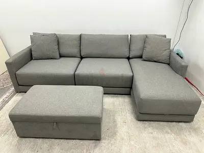 Excellent condition crate&barrel lshape sofa