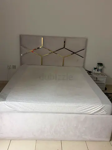 Double bed with medical mattress