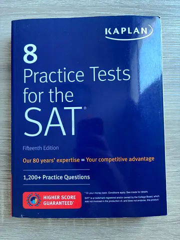 Kaplan 8 Practice Tests for the SAT (15th Edition) — 1,200+ Practice Questions