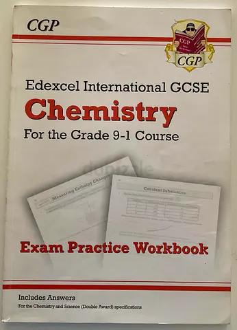 Edexcel IGCSE Chemistry Exam Practice Workbook