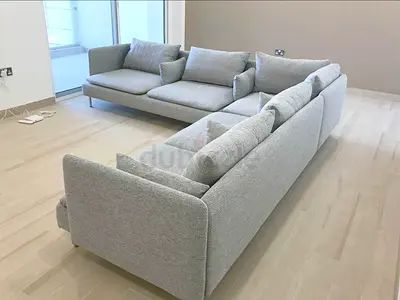 Perfect Condition Ikea Sodhremn Corner Sofa light gray