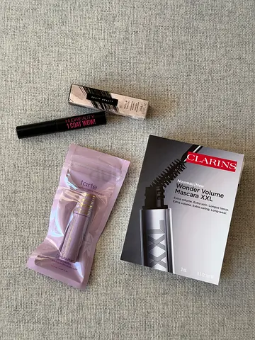 Brand New Mascara Minis Set (Fenty Beauty, Huda Beauty, Tarte, Clarins)
