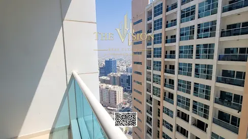 A spacious two-bedroom apartment with a living room, with a down payment of AED 264,741 and monthly