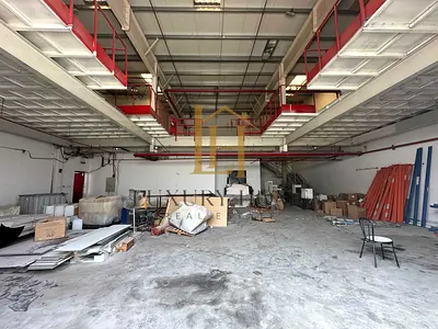 Warehouse for Rent with Mezzanine 45 Kw Electricity – Al Saja