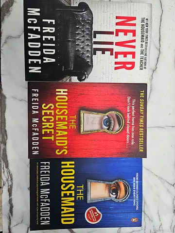 Set of 3 Freida McFadden thrillers – The Housemaid series + Never Lie