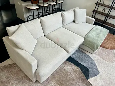 Crate&barrel lounge deep L shape