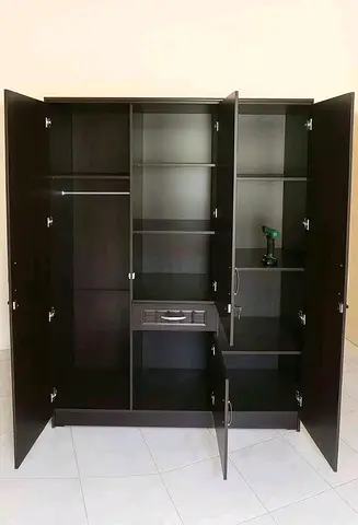 3door cabinet brand new dark brown colour