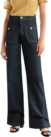 JCrew wide leg jeans trousers size 28
