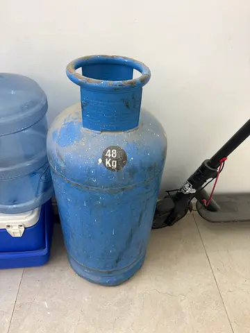 Used.48 kg Blue Gas Cylinder - Good Condition