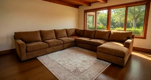 Excellent condition Crate and barrel axis u shape sofa