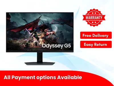 Samsung 27 Inch Monitor | Odyssey G5 | QHD Gaming Monitor | 180Hz | Warranty | New | LS27DG500EUX