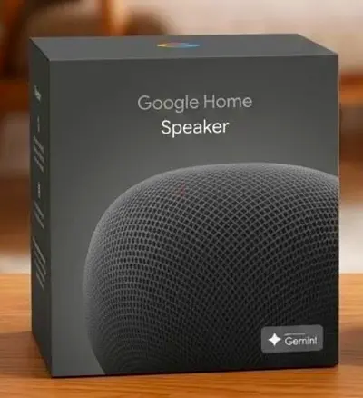 Google Home speaker with Gemini