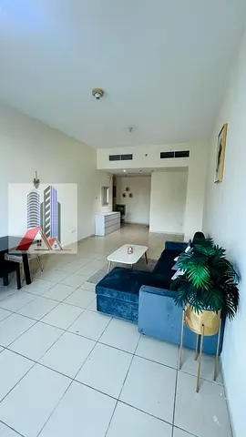 1 BHK for Sale in Ajman One Towers Close Kitchen With Parking.
