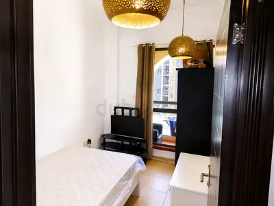 Very nice small room in JBR next to tram station by 1900 only.