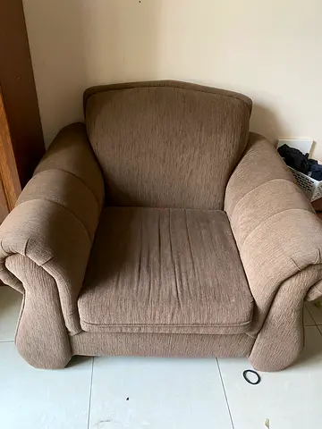 Comfortable Single Seater Fabric Armchair