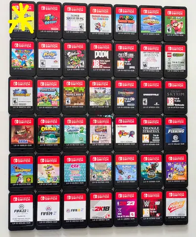 Nintendo Switch game Minecraft pokemon mario lego fifa Splatoon kirby doom monster hunter crash fish
