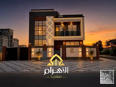Investment villa for sale in Al Yasmin - Ajman | Corner villa | Central air conditioning by O General | Free transfer of ownership fees