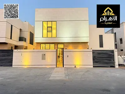 Villa for sale in Ajman | Al Helio 2 area | 5 bedrooms, majlis, hall and maid's room | Freehold own