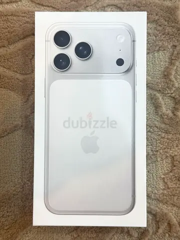 Apple iPhone (sealed box) 17 PRO MAX 512 GB TDRA - Silver, Triple Camera