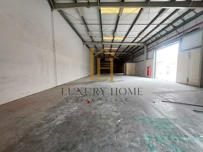 5638 SQFT WAREHOUSE AVAILABLE FOR STORAGE IN AL SAJA