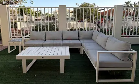 Outdoor furniture, sofa, coffee table & side table