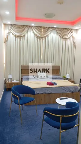 Apartment for rent in Orient Towers Ajman | 2 bedrooms and a living room, 1,444 sq ft, for only 558