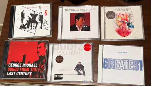 CDs all 14 for AED 230, in good condition