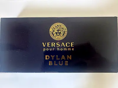 Versace Dylan Blue 3-piece Men's Fragrance Gift Set (shower gel, aftershave balm, mini)