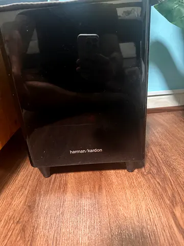 Harman Kardon powered subwoofer (used) with Denon 5.1 amplifier