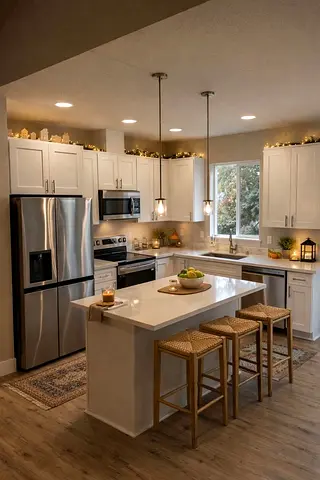 Modern design kitchen island
