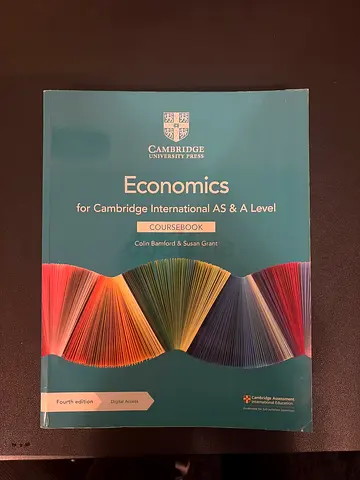 Economics for Cambridge International AS & A Level (Coursebook) - 4th Edition