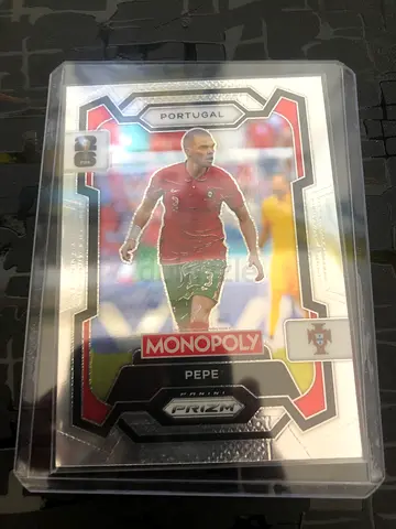 World Cup Football Trading Card - Pepe (Portugal) in Protective Sleeve