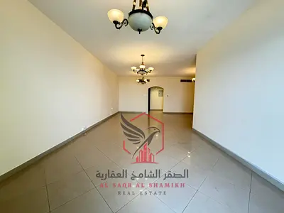 Free parking, gym & pool with sea view! Spacious 3BR in Al Majaz 3, 2 front sea-view balconies, master maid’s room, 4 bathrooms, new finishing.