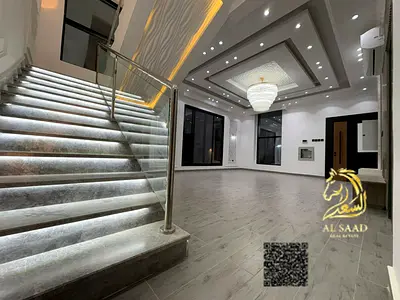 ✨ An exceptional opportunity to own a villa with a luxurious modern design and spacious areas in a prime location near Mohammed Bin Zayed Road 👌