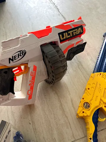 Nerf Ultra toy blaster with drum magazine - used