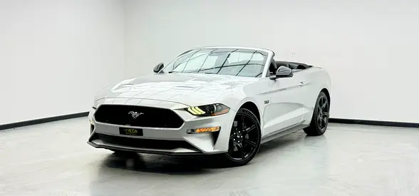 2019 Ford Mustang GT Premium Convertible, Warranty, Full Service History, Fully Loaded, GCC