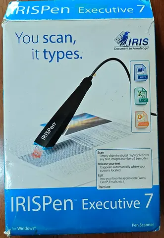 IRISPen Express 7 USB Pen Scanner for Windows - Brand New in Box