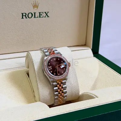 Rolex Lady-Datejust Two-Tone Rose Gold & Steel Diamond Dial