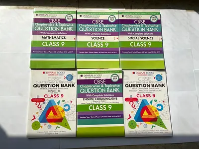 CBSE CLASS 9 OSWAAL QUESTION BOOK FULL SET (Maths, Science, SST, Hindi B, English communicative, Eng