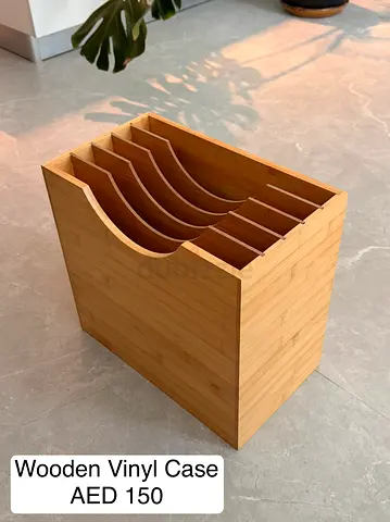Wooden Vinyl Case