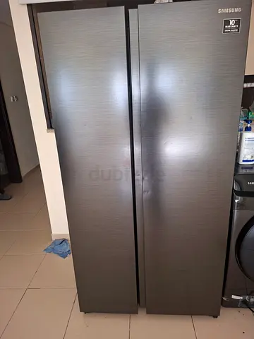 Samsung side by side refrigerator Digital Inverter Technology Gentle black matt 647L Net capacity FR