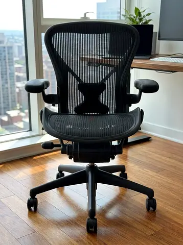 Herman Miller Aeron Size B Ergonomic Office Chair - Black