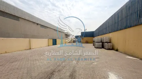 Industrial Warehouse with Yard for Rent in Industrial Area 18 | 3,500 Sq. Ft. | Wide Entrance