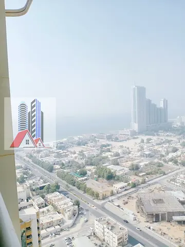 3 BHK Sea View For Rent In Ajman One Tower With Parking.