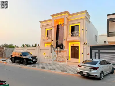 Corner Villa (classic design) for sale | ajman| al Yasmeen area | 5 master rooms, majlis, hall, roo