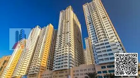 1 BHK for Sale in Ajman One Tower Close Kitchen With Parking.