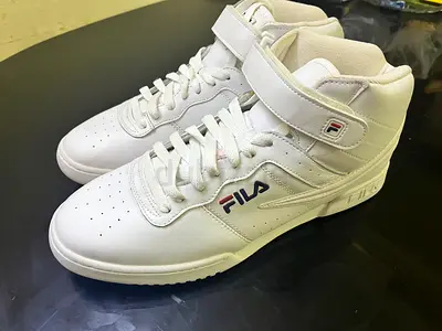 Unused FILA Plain White Sneakers - Size 12 US / 46 EU / 11 UK - Out of Box